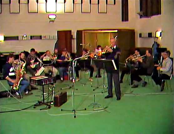 Musicians in a studio